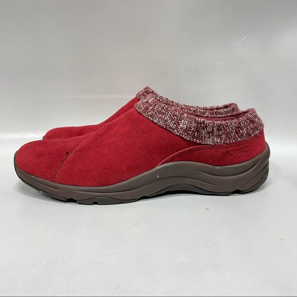 Vionic Arbor Water-Resistant Red Mules Women’s 9.5